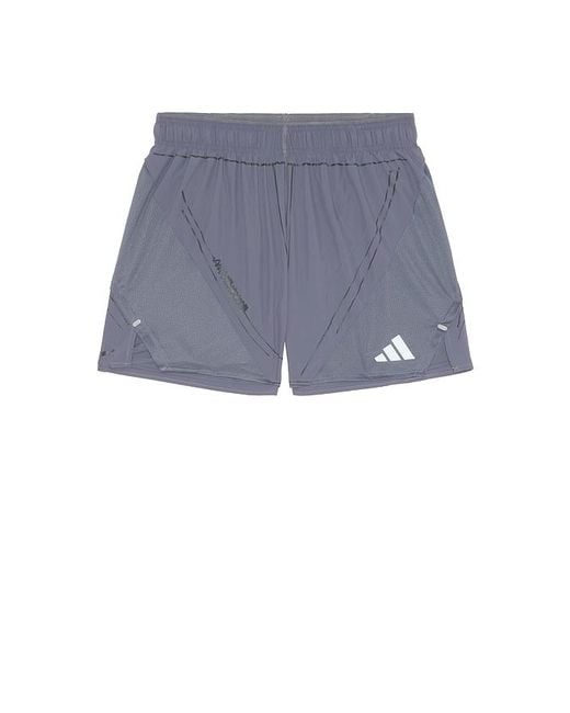 adidas by Song for the Mute Blue Running Shorts for men