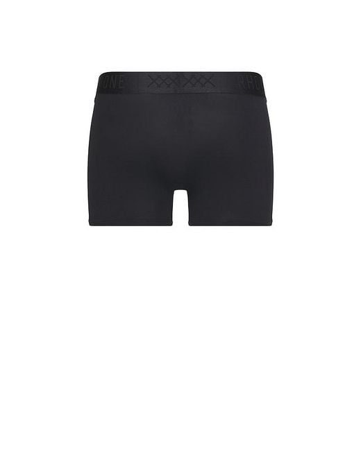 Rhone Black C.O.R. 4 Boxer Trunk for men