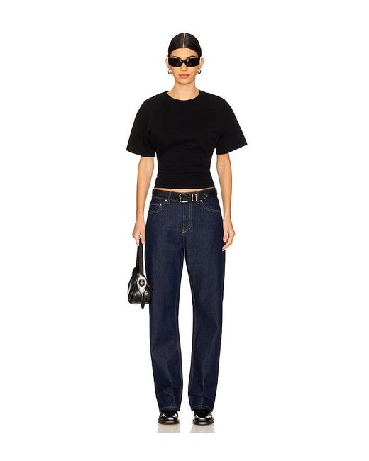 EB DENIM Blue Alida Loose Bowed Jeans