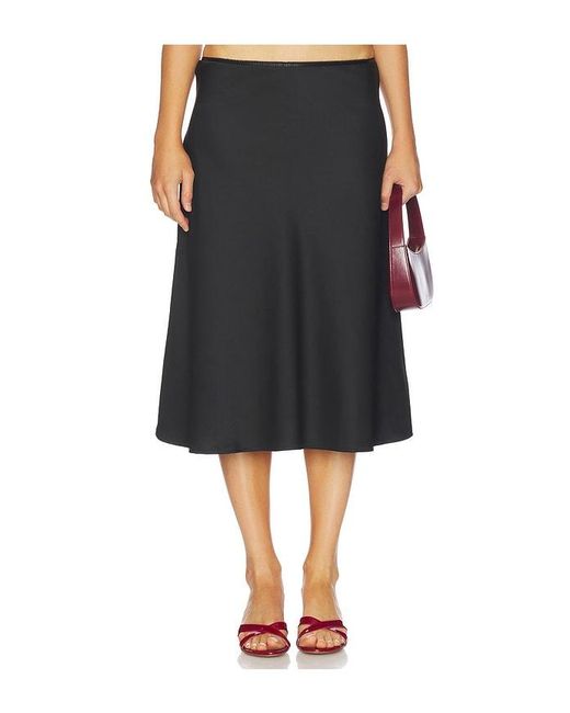 Runaway the Label Black Leanna Midi Skirt