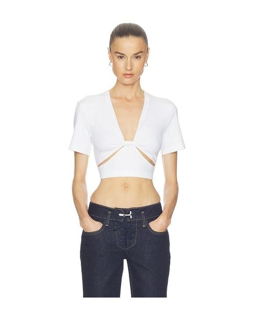 HAELO Blue Twisted Tshirt