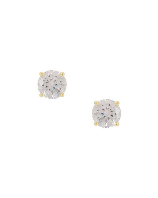 By Adina Eden Metallic Juliette Stud Earring