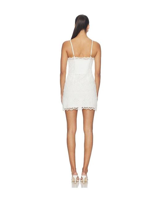 LoveShackFancy White Peppy Dress