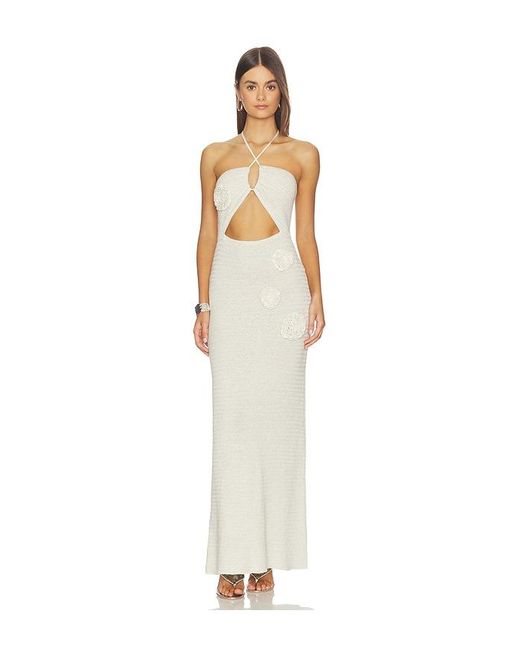 CAPITTANA White Pipa Dress