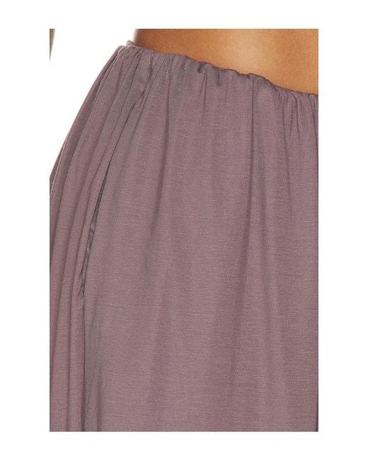 Line & Dot Purple Diane Draped Knit Pants