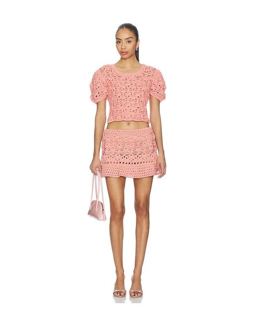 Aniye Records Pink Mabel Top