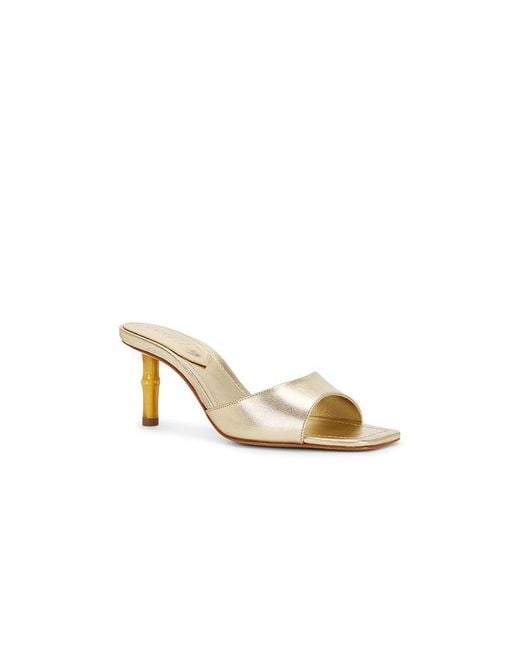 SCHUTZ SHOES White Leena Bamboo Sandal