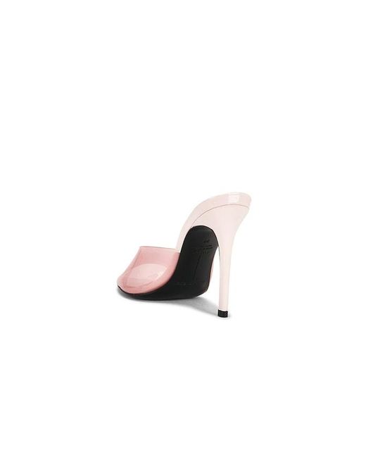 Black Suede Studio Pink Bella Mule