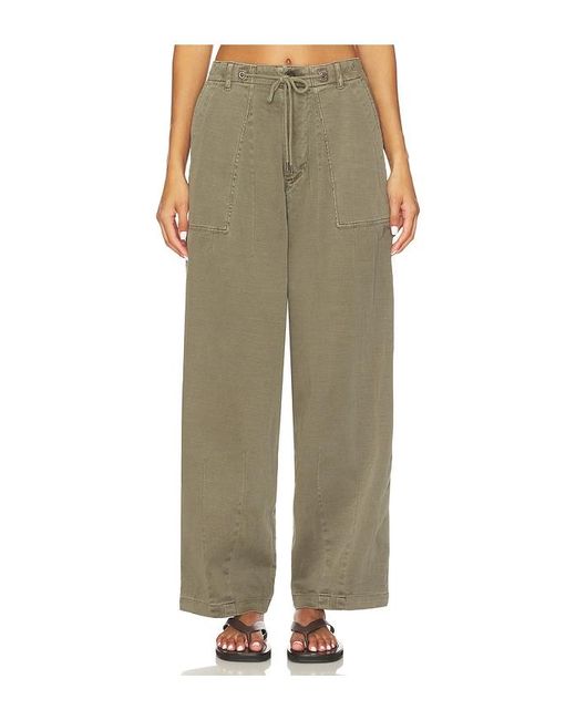James Perse Green Oversized Military Pant