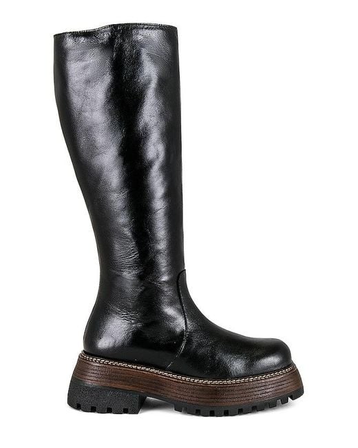 Free People Black Rhodes Tall Boot