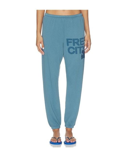 Freecity Blue Large Sweatpant