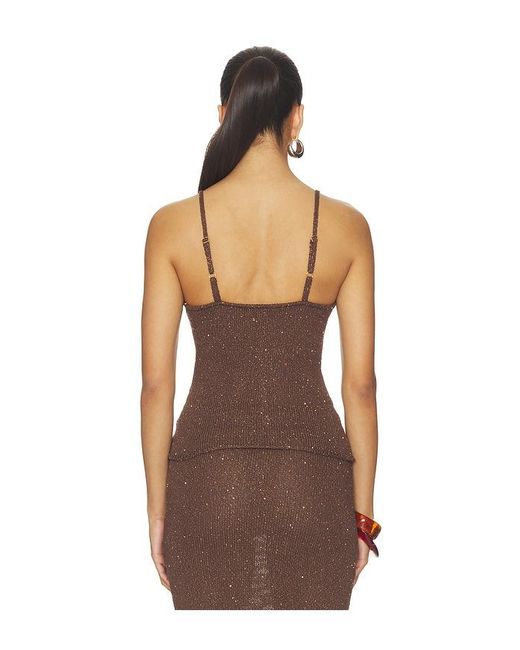 Asta Resort Brown Carolina Camisole