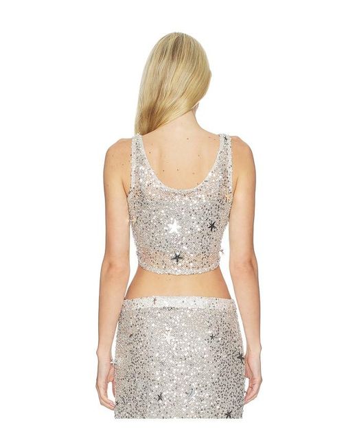 Leslie Amon White Rena Top