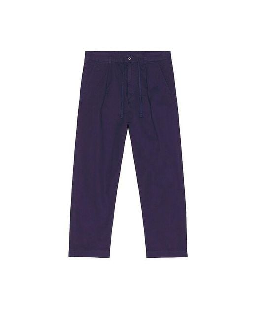 Polo Ralph Lauren Blue Featherweight Twill Prepster Easy Pleated Pant for men