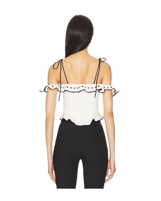 MAJORELLE Blue Carol Top