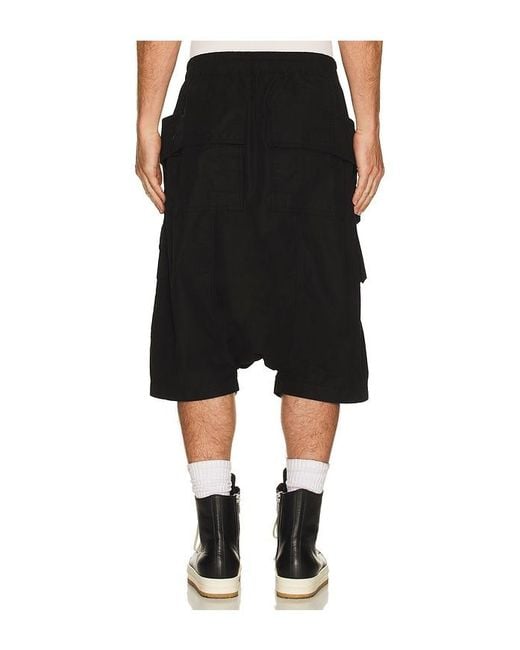 Rick Owens Black Creatch Cargo Pods for men