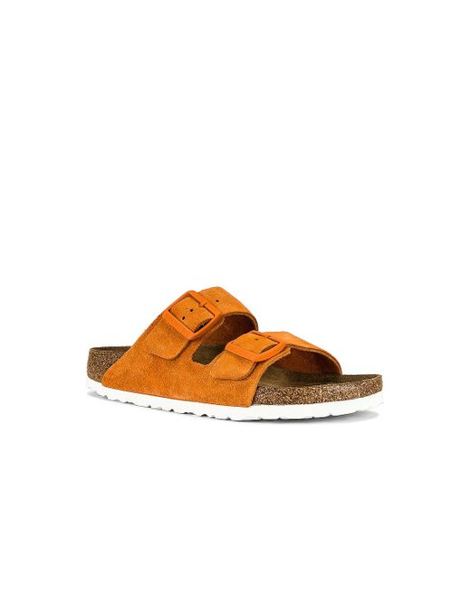 burnt orange birkenstocks