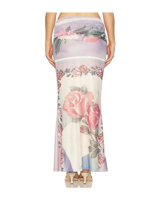 Tiger Mist Multicolor Raffie Maxi Skirt