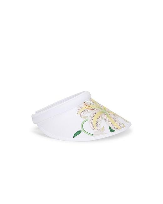 Malbon White X Markarian Claire Visor