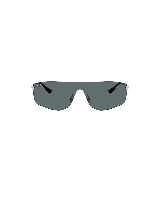 Ray-Ban Metallic Shield Sunglasses for men