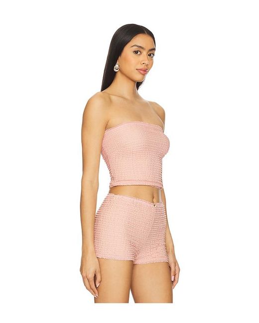 Show Me Your Mumu Pink X Revolve Nicki Tube Top