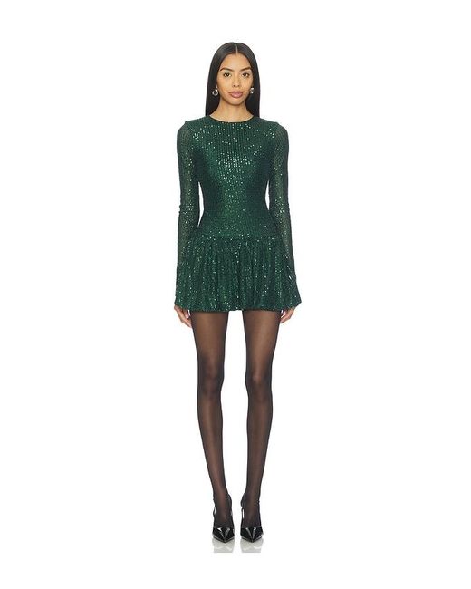 Show Me Your Mumu Green Zelda Mini Dress