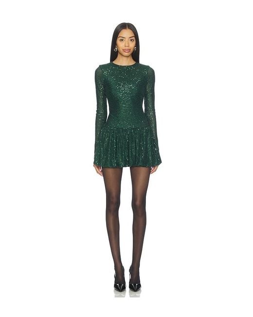 Show Me Your Mumu Women's Green Zelda Mini Dress - hulwithkids.com