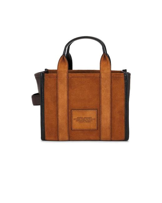 Marc Jacobs Brown The Suede Small Tote Bag