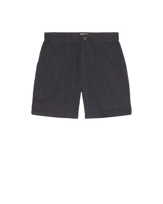 Marine Layer Black 7 Saturday Hemp Chino Short for men