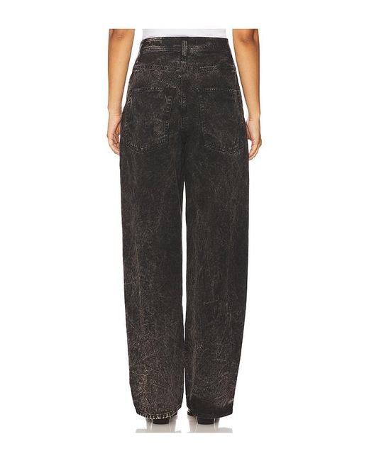 Khrisjoy Black Elio Dyed Wide Leg Jeans