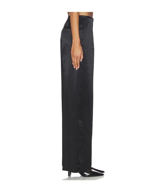 Helmut Lang Black Minimal Satin Pant