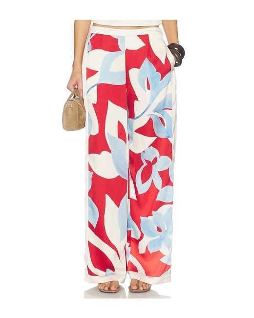 Seven Wonders Red Amoree Wide Leg Palazzo Pant
