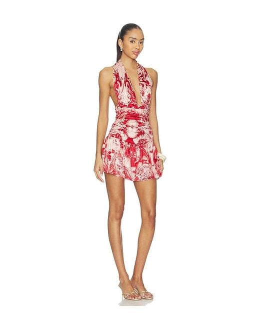 Miaou Red Natalia Dress