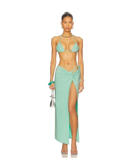 FAE Green X Revolve Stella Skirt