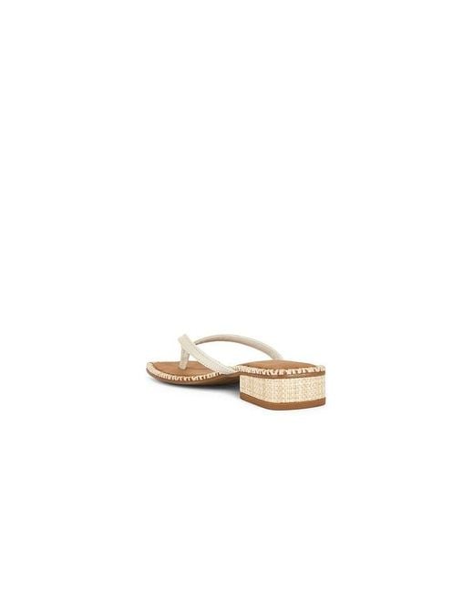 Dolce Vita White Barty Thong Sandal