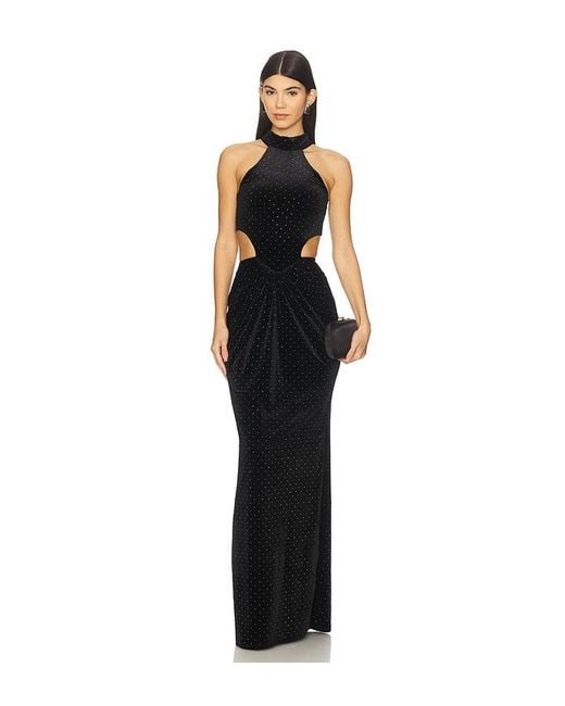 Mariandree Gaitan Black Corina Dress