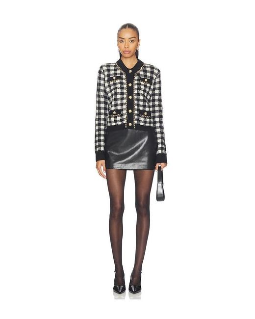 Generation Love Black Selma Houndstooth Cardigan