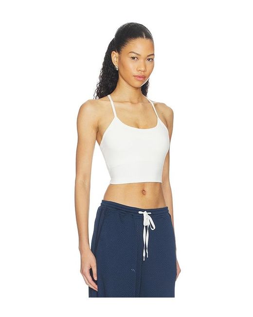 Splits59 Blue Airweight Crop Tank Top
