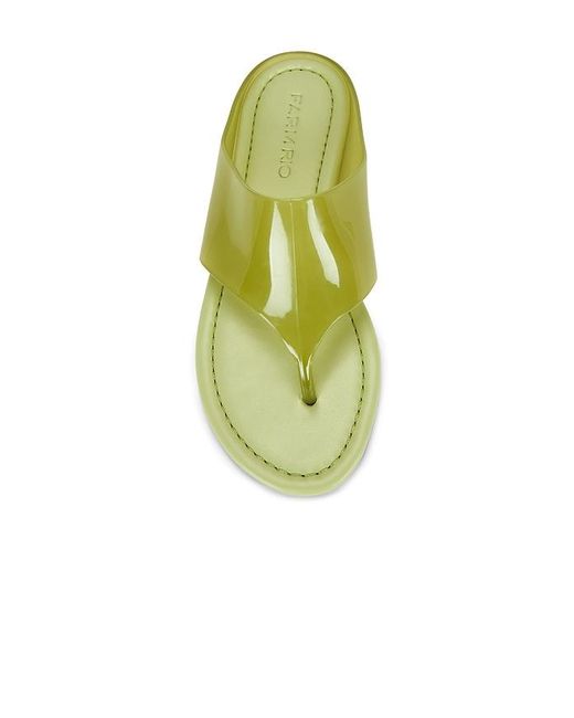 Farm Rio Yellow Jelly Thong Flat Sandal