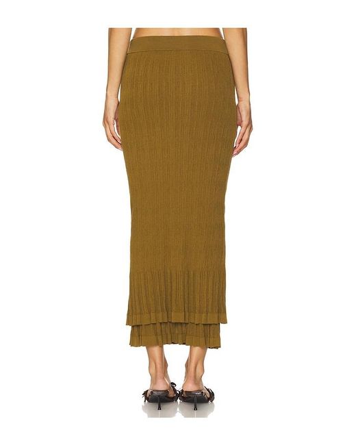 A.L.C. Green Lexi Skirt