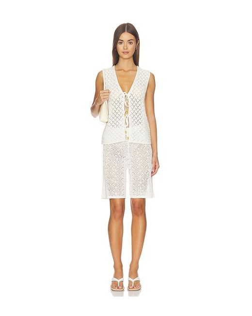 THE GARMENT White Riviera Tie Top