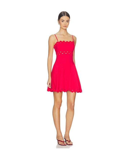 Saylor Red Andrea Dress