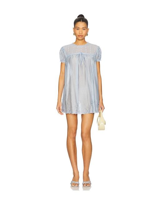 GUIZIO Blue Aviva Dress