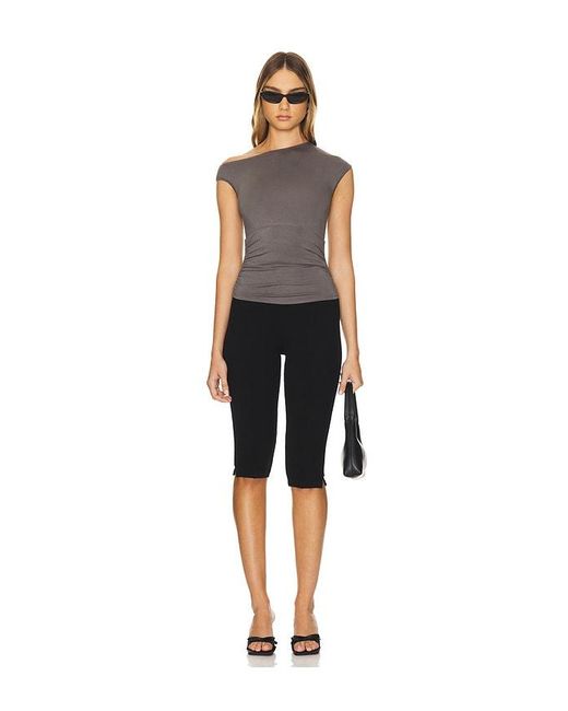 ALL THE WAYS Black Valerie Top
