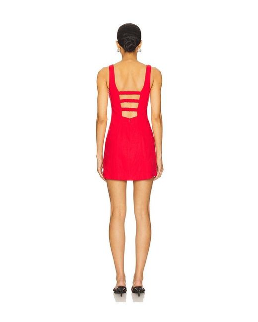 Minivestido Steph En Color Rojo Talla (También En Xs, M, Xl) Show Me Your Mumu de color Red