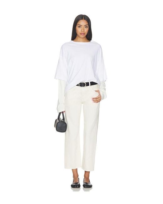 Denimist White Lucy Boyfriend Jean
