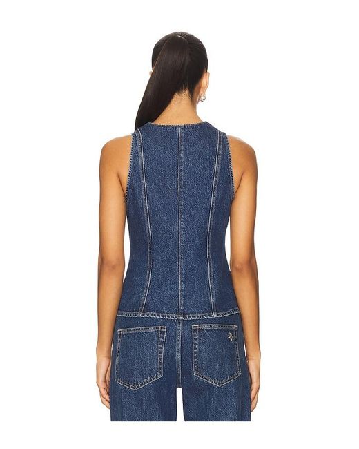 Show Me Your Mumu Blue Midland Vest Top