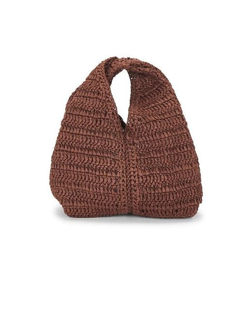 A.L.C. Brown Simone Raffia Bag