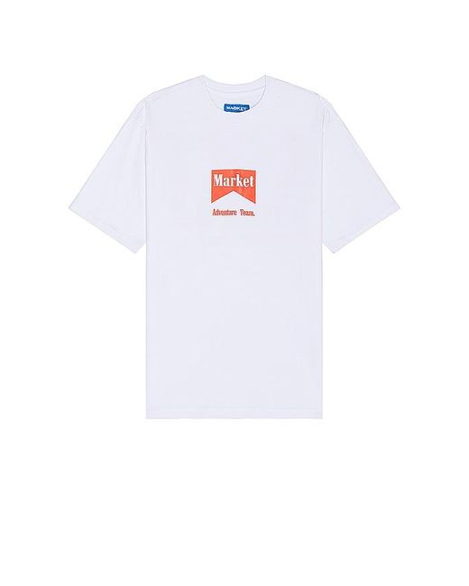 Market White Adventure Team T-shirt for men