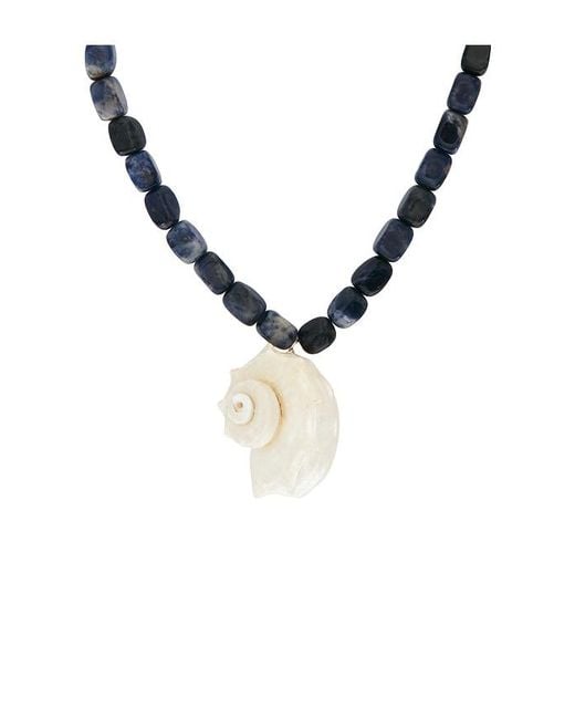 Lovers + Friends Black Carson Shell Necklace